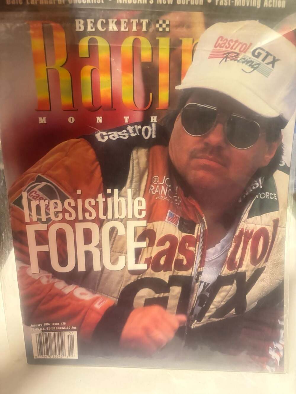 Beckett Racing Monthly Magazine Issue #29 January 1997 Featuring John Force